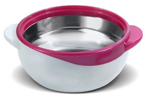 Great Bowl for Holiday Dinner and Party Pinnacle Serving Salad//Soup Dish Bowl 3.6 qt Pink Thermal Inulated Bowl with Lid