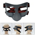 thumbnail image 6 of QccHieUs Face Mask for Broken Nose Nose Guard Face Shield Masquerade Mask Face Protection Red Black Band, 6 of 9