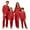 Red, variant on Matching Family Christmas Pajamas Silk Christmas Pajamas Long Sleeve Pullover Holiday Nightwear Top and Pajamas Pants Christmas Eve Clothes