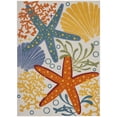 thumbnail image 6 of Nourison Aloha Indoor/Outdoor Coastal Tropical Multicolor 9' x 12' Area Rug, (9' x 12'), 6 of 10