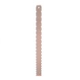 thumbnail image 4 of MERIGLARE Guitar Notched Straight Edge Fret Ruler Steel Dual scale Luthier Tool Copper, 4 of 6