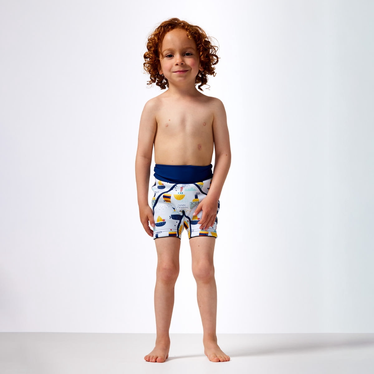 Splash About Toddler Jammers Swim Diaper, Tug Boats, 2-3 Years