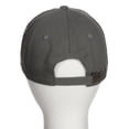 thumbnail image 4 of Customized Number Hat 00 to 99 Team Colors Baseball Cap, Charcoal Black White Number 11, 4 of 4