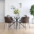 thumbnail image 3 of ZUO Chaise de Salle à Manger Kurt (Lot de 2) Expresso, 3 of 12