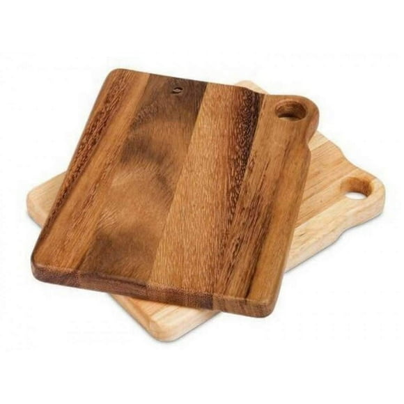 Ironwood Gourmet Montagu - Juego De Tablas Para Sándwich (Madera De Acacia, 2 Piezas, 7,75 X 6 X 0,75 Pulgadas)