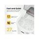 thumbnail image 4 of VIVOHOME Electric Portable Compact Countertop Automatic Ice Cube Maker Machine with Hand Scoop 10 Ice Bags and Self Cleaning Function 27lbs/Day White, 4 of 4