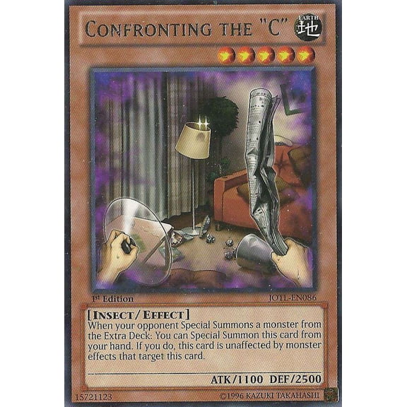 YuGiOh Judgment of the Light Rare Confronting the C JOTL-EN086