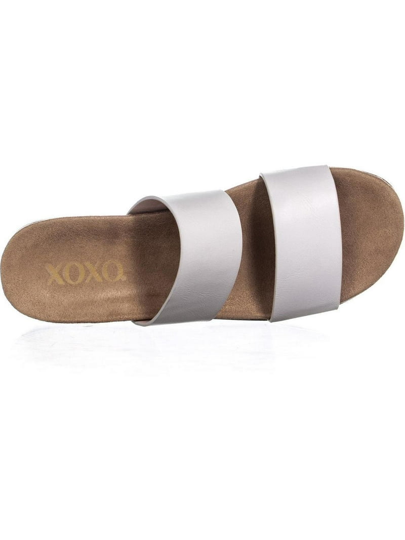 Xoxo Womens Dylan Open Toe Casual Slide Sandals - Walmart.com
