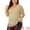 Yellow, variant on DARING DIVA Women's Plus Glitter Sequin Cold Shoulder Blouse 1X Gold