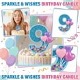 thumbnail image 6 of Numeric Birthday Candles, 3D Cartoon Creative Cake Decoration Topper for Boys and Girls Birthday Celebration and Anniversary Party Decor, I, 6 of 6