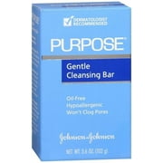 3 Pack Purpose Gentle Cleansing Face Bar 3.6 oz