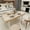 White, variant on MDQMD 78.7" Expandable Farmhouse Dining Table for 10 Modern Wooden Conference Table with Silent Sliding Rails Waterproof Surface & Storage Leaves