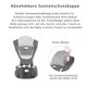 thumbnail image 3 of Portabebés ergonómico, de transporte frontal, múltiples posiciones ajustables, adecuado para niños de 0 a 3 años (gris), 3 of 7