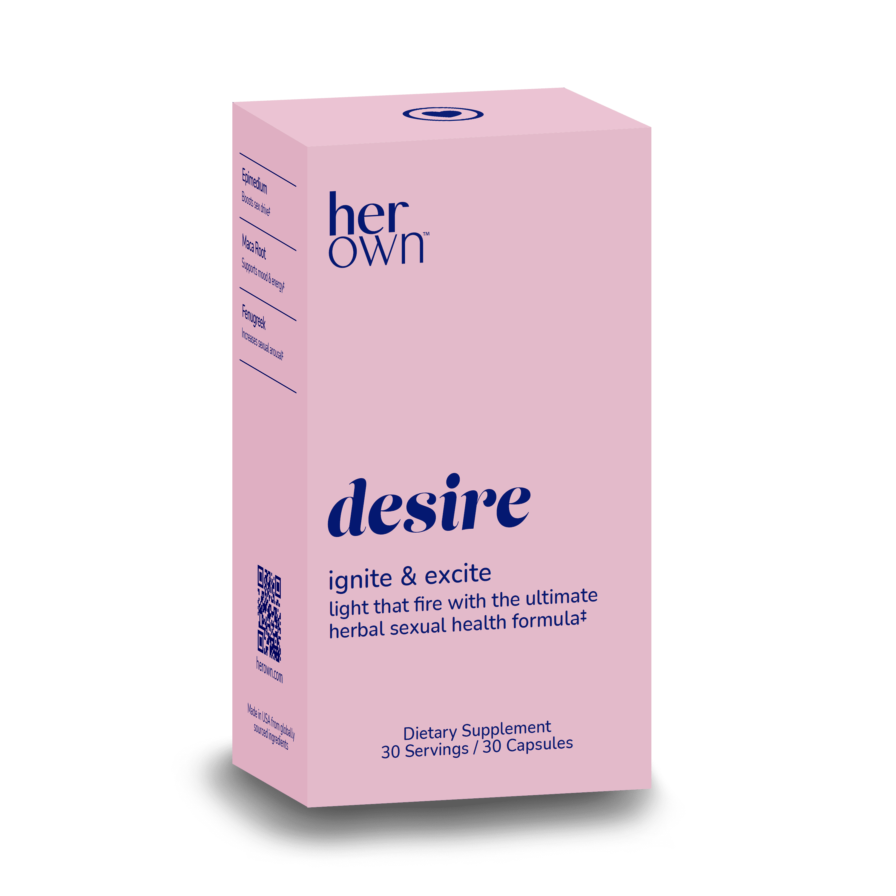 Her Own Desire Supplement Capsules, 30 Ct