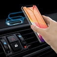 thumbnail image 3 of Magnetic Phone Car Mount, [2 Pack] Mini Strip Cell Phone Holder for Car Magnetic Mount Compatible with iPhone 12 11 Pro XS Max XR X 8 7 Stand Car Magnet Phone Mount, 3 of 6