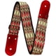 thumbnail image 1 of Correa para guitarra, Strap guitarra acústica, bajo eléctrico, guitarra eléctrica Kidam Gurú dorado/rojo, 1 of 3