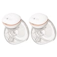 thumbnail image 1 of YOUHA - Juego de 2 extractores de leche portátiles, manos libres, eléctricos, individuales, portátiles, 8 oz/240 ml, sin BPA, 3 modos, 9 niveles de succión, colector de leche para lactancia materna, 1 of 9
