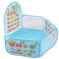 thumbnail image 3 of Piscina de baloncesto para niños de 1,2 m, grande, segura, plegable, azul, para interior, 3 of 14