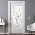 thumbnail image 2 of Marble White Window Privacy Film, Ombre Grey Modern Minimalist Static Cling UV Sun Blocking Heat Control Window Tint Day and Night, Non-Adhesive Reusable One Way Windows Privacy Cover 35.4''x78.7'', 2 of 7
