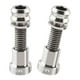 thumbnail image 4 of Juego de 2 pernos y tuercas para vástago de bicicleta de carbono, kit de pernos y tuercas para vástago de bicicleta, vástago fijo premium 23mmx8mm Plata, 4 of 9