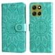 thumbnail image 2 of Funda tipo cartera GANGXUN para Motorola Moto G86 , diseño girasol, cuero PU, soporte, cierre magnético, tarjetero, 2 of 5