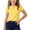 Yellow, variant on SROBPTY Kids Girls T Shirt Solid Short Sleeve Collared with Collar Top for 0-9 Years