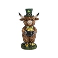 thumbnail image 2 of Kugisaki St.Patricks Day Decorations Plush Green Clover Highlands Cow Decor Farmhouse Rustic Decorations for The Home Office Party Table, 2 of 6