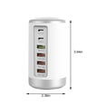thumbnail image 4 of 65W Pd High-Power Fast Charger Qc3.0+Pd Fast Charging Multi-Port Usb Smart Charger Is Applicable To Smart Phones, Mp3/Mp4, Cameras, Tablets, Ios, Android, Etc, 4 of 9