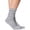 Stone-1pack, variant on Crew Socks For Women Multipairs Cotton Cushioned Athletic Mid Calf Rib Tube 80s Retro Slouchy Socks