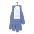 thumbnail image 2 of Time and Tru Women's Tipped Tech Winter Gloves, One Size Fits All, Knit, 2 of 2