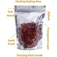 thumbnail image 5 of 7.1X10.2 Inch Bags, 100PCS Stand Up Aluminum Foil Bags,Smell Proof Bags,Resealable Airtight Mylar Bag,Food Pouches, 5 of 5