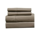 thumbnail image 2 of Royal Hotel 650-Thread-Count Draps - Draps Sans Rides - Poche Profonde, Mélange de Coton, Feuilles de Satin, Hypoallergénique, 5 Pièces - Très Grand Fendu, Réglable Très Grand Size - Taupe, 2 of 2