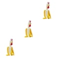 thumbnail image 2 of Bearachild Banana Chicken Statues Hen Sculptures Resin Figurines Type1, 2 of 6