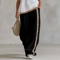 thumbnail image 6 of Edvintorg Wide Leg Lounge Pants for Women Plus Size Fashion Elastic Waisted Casual Loose Trouser with Pockets Women's Clothes Army Green XXXL, 6 of 7