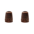 thumbnail image 3 of bedienty Knitting Rings Finger for Protection Thimble Adjustable Sewing Loop Specially-designed Crochet Tools for Home Yarn Crafts Rose Gold Ring 2Set, 3 of 6