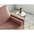 thumbnail image 6 of Enor Furniture Linnea 70" Upholstered Modern Fabric Sofa in Pink, 6 of 8
