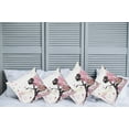 thumbnail image 2 of Ambesonne Butterfly Throw Pillow Cover 4 Pack, Fantasy Girl in Flowers, 18", Multicolor, 2 of 5