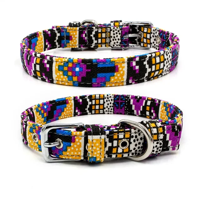 Adjustable Nylon Dog Collar Dogs Cat Collars Harness Pet Supplies Dog Accessories for Small Dogs
