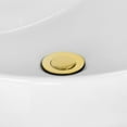 thumbnail image 2 of 2.6-in. W Stainless Steel Bathroom Sink Drain With Overflow In Gold AI-20328, 2 of 3