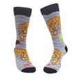 thumbnail image 3 of Tiger Playing with Toys Socks from the Sock Panda (Adult Large - Men's Shoe Sizes 8-12), 3 of 5