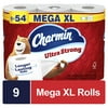 Charmin Ultra Strong Toilet Paper 9 Mega XL Rolls, 330 Sheets Per Roll