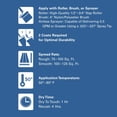 thumbnail image 4 of Basement and Masonry Waterproofing Paint, Interior/Exterior, White, 1 Gallon, 4 of 4