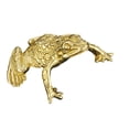 thumbnail image 4 of Table Ornaments Brass Frog Statues Frog Figurines Sculptures Tabletop Centerpieces for Living Room Bedroom Decorations, 4 of 9