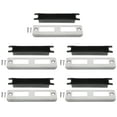 thumbnail image 3 of DRAFIDEEP 5Pcs Door Strike Plates Stainless Steel Silver Rectangular for Home Entry Doors 13X3.8In, 3 of 8