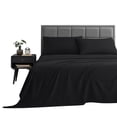 thumbnail image 1 of Sábana King Size Microfibra Lisa Ultra Suave NEGRO, 1 of 1