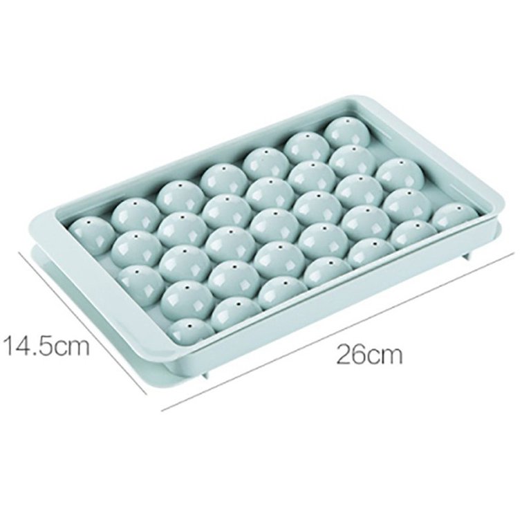 1pc Round Ice Cube Mold, Little Ball Shape Molds with Bin & Lid