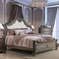 thumbnail image 2 of Furniture of America Bennton Cal King Wood Panel Bed in Rustic Natural Tone, 2 of 4