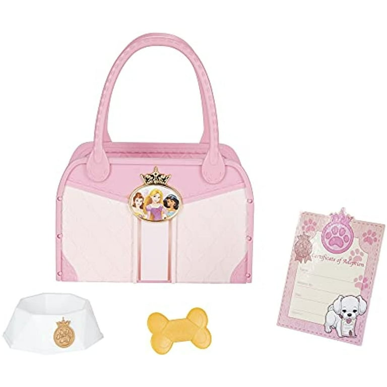 Disney Princess Style Collection Pretend Play Trendy Puppy Tote Bag Carrier
