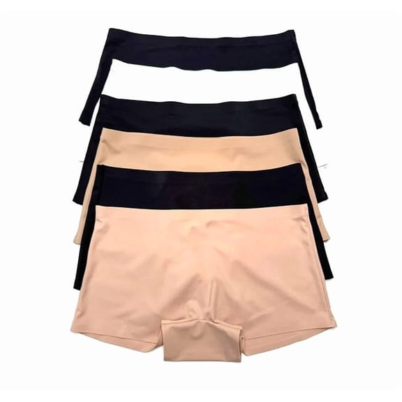 Women's Assorted Laser Cut Smooth Stretch Solid Boyshorts Boxer Briefs 12 Pack (XL)