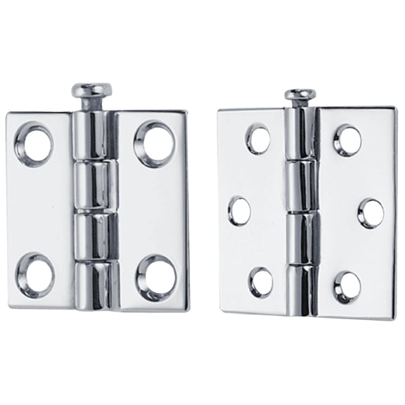 Perko Rem Pin Hinges, 4 Hole #8 Fastener, 1 pr.